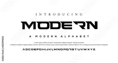 Abstract sport modern alphabet fonts. Typography technology electronic sport digital game music future creative font. vector illustration