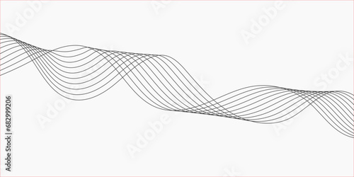 Abstract white background with a glowing abstract waves. Abstract wave element for design. Digital frequency track equalizer, Futuristic background design. Long exposure, Light painting photography.
