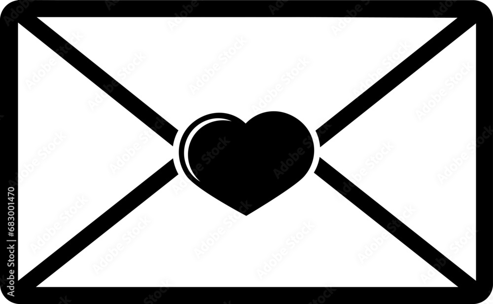 vector illustration of message and red hearts vector illustration of message and red hearts