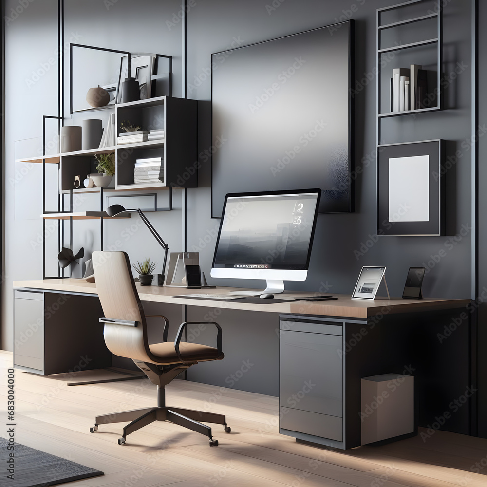 modern office interior with furniture modern office interior with furniture