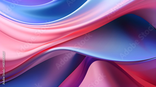 Abstract motion background with fantasy pink lines, waves. Symbol of creativity, bright manifestation. Banner.