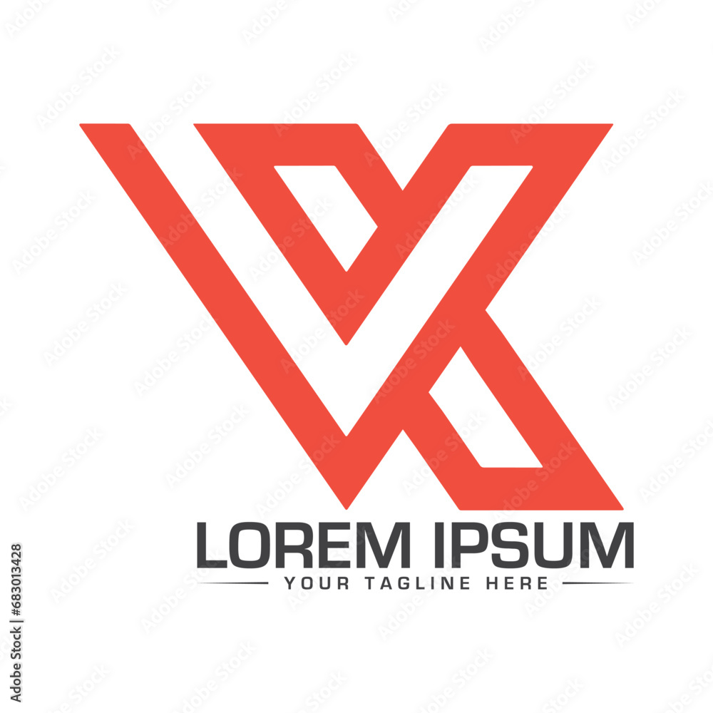 VK Logo Design Modern and Professional Logo Design VK Logo Design Modern and Professional Logo Design