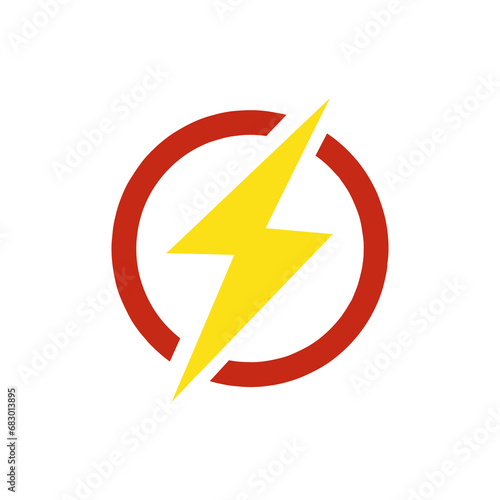 Power Icon, Lightning Power Icon