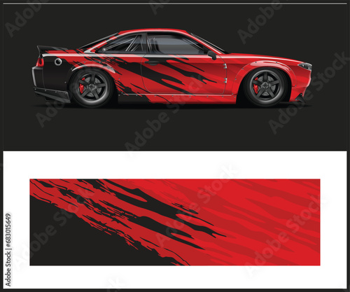 Car Wrap Livery Design Ready-made printed wrap design for Van  Truck and car