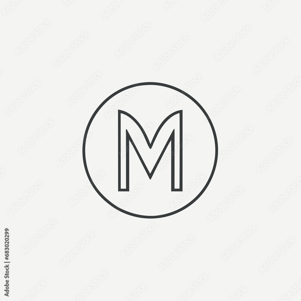 letter m logo letter m logo