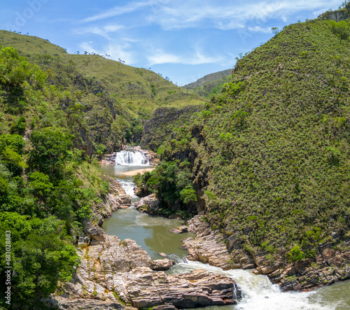Zé Carlinhos Waterfall in Serra da Canastra, adventure tourism in Brazil