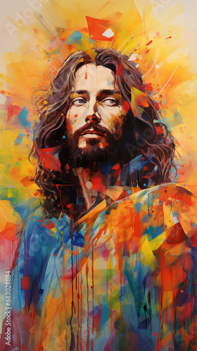 Jesus Cristo colorido  © Alexandre