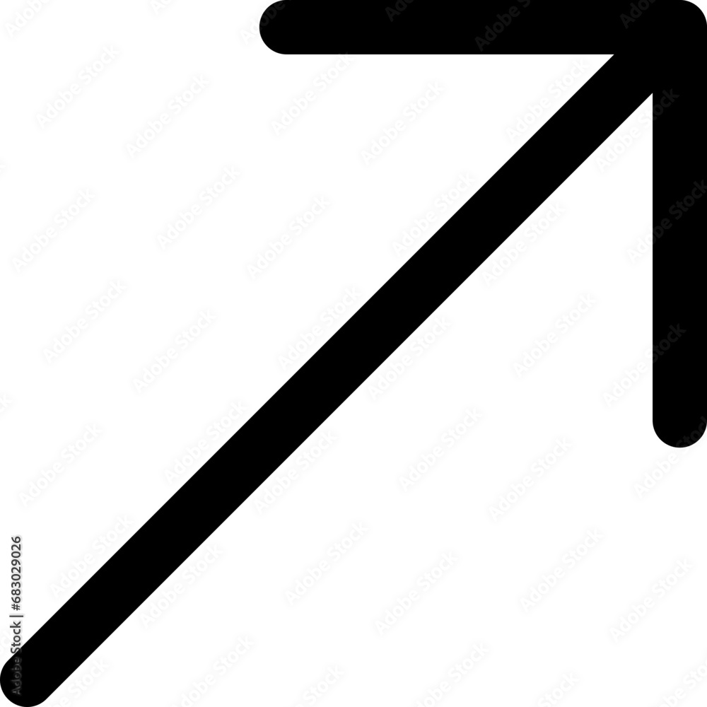 Up Right Icon. Up Right Icon.