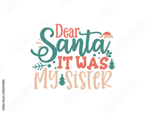 Funny merry christmas and holidays hand drawn lettering vector t-shirts  design 