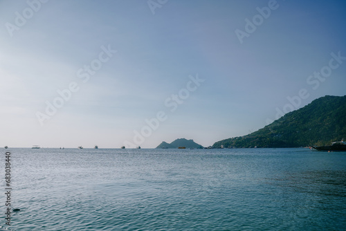 beautiful and calm beach in koh tao island, Thailand. © cassiokendi
