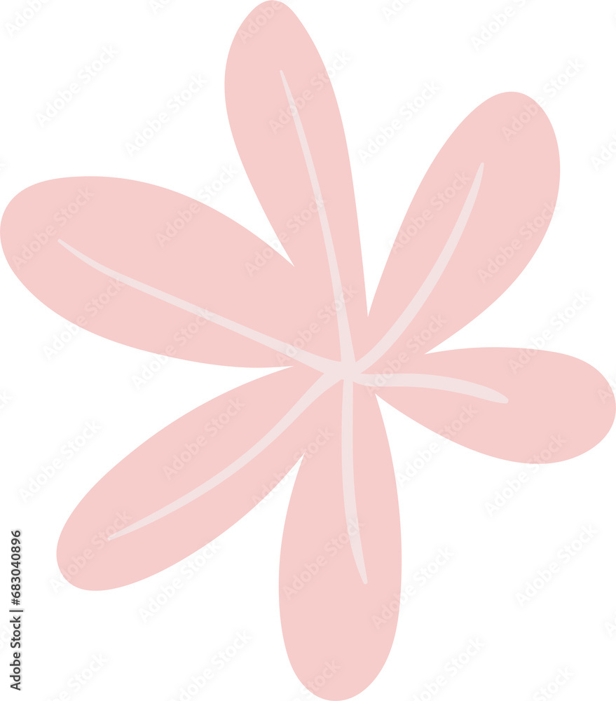 Pink flower. Illustration Pink flower. Illustration