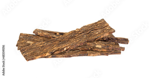 Bunch of tobacco, pile of tobacco isolated on white background