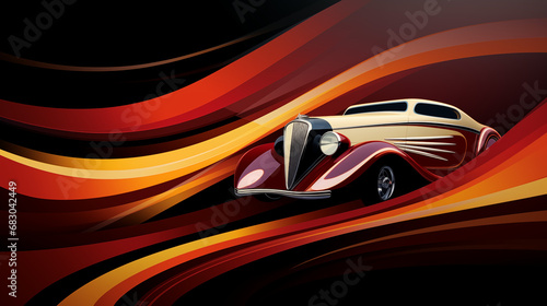 Abstract Classic Car Fusion