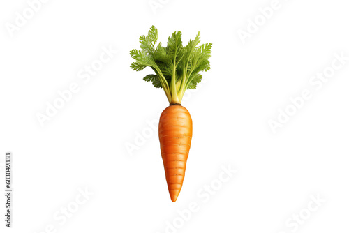 carrots isolated on white photo