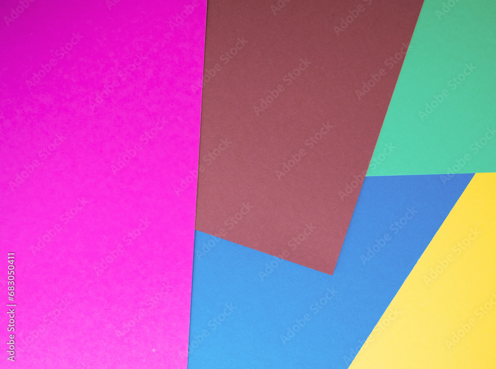 Different vivid colors for background . Multicolor cardboard background  