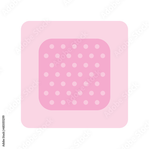 contraceptive patch isolated