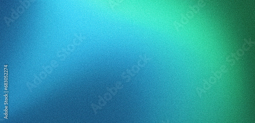 Blue green grainy color gradient background noise textured glowing vibrant cover header poster design photo