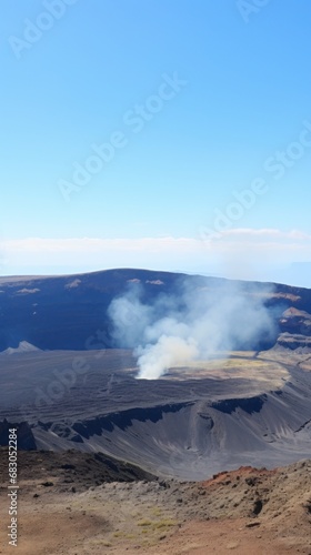 Get up close and personal with an active volcano as you peer down into its smoldering crater