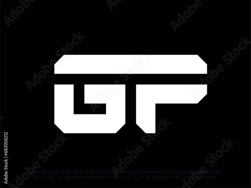 Modern professional logo in the shape of the letter GP