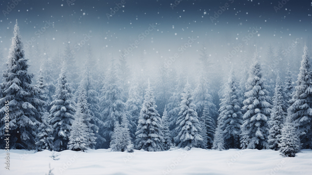 Christmas background with a winter mood 19. Decor for New Year's holiday.New Year card. Generated with AI
