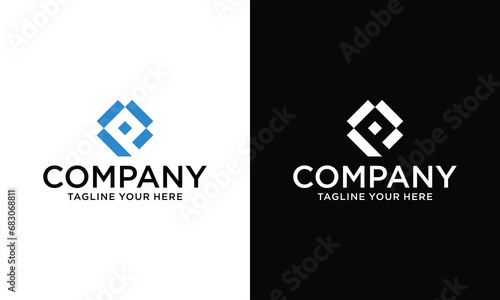 Letter P logo vector, alphabet Logo Template