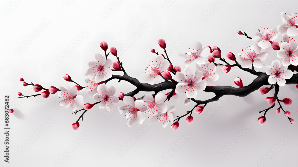 cherry blossom branch