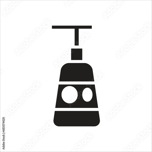 shampoo vector icon line template