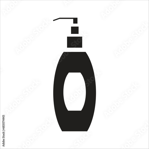 shampoo vector icon line template