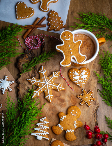 Christmas homemade gingerbr...