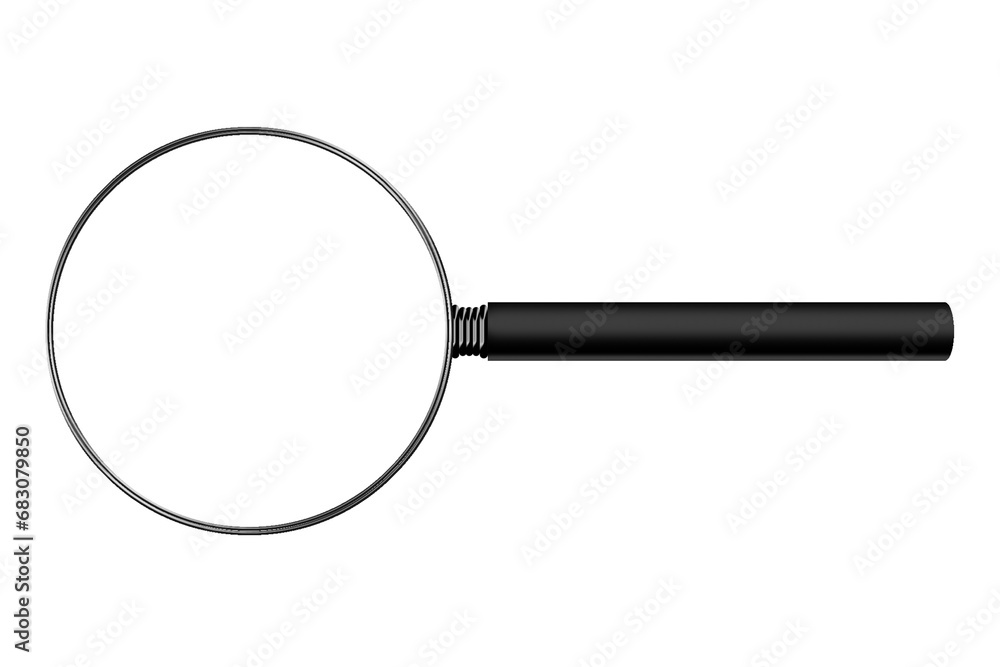 Magnifying glass isolated on white background Magnifying glass isolated on white background