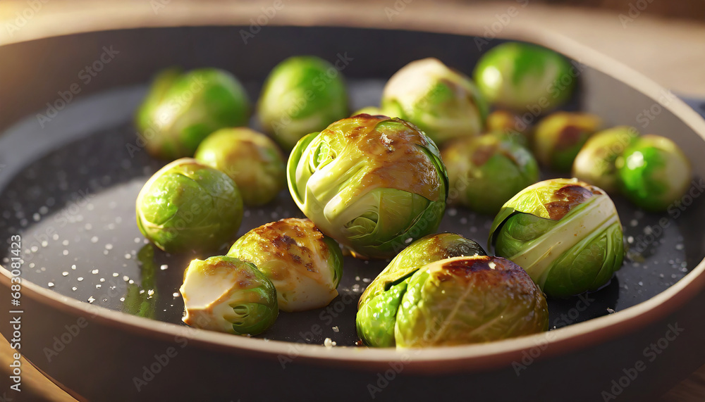 Healthy Roasted Homemade Brussels Sprouts Healthy Roasted Homemade Brussels Sprouts