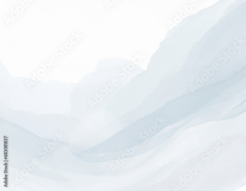 light gray-blue abstract watercolor background november style, cool tones soft copy space