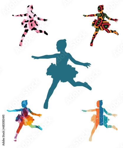 Ballet Dancer Silhouette Dancers Poses Silhouettes