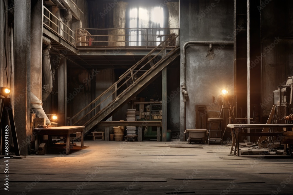 Capturing Creativity: Industrial Photography Studio with Wood and Concrete Elegance Capturing Creativity: Industrial Photography Studio with Wood and Concrete Elegance