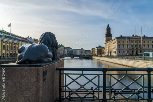 Photo of Brunnsparken city centre of Gothenburg Sweden photo