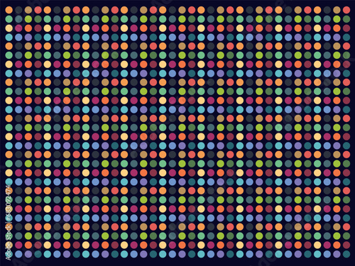 Color dot pattern background