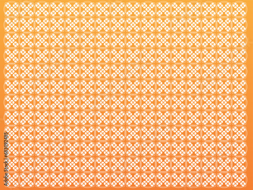 Vintage flower fabric pattern vector