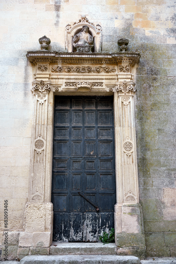 church of San Giovanni Battista al Rosario in baroque style built in 1691 lecce italy