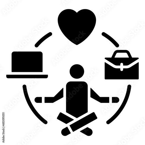 Work Life Harmony Icon
