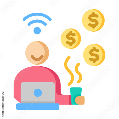Freelancing Icon