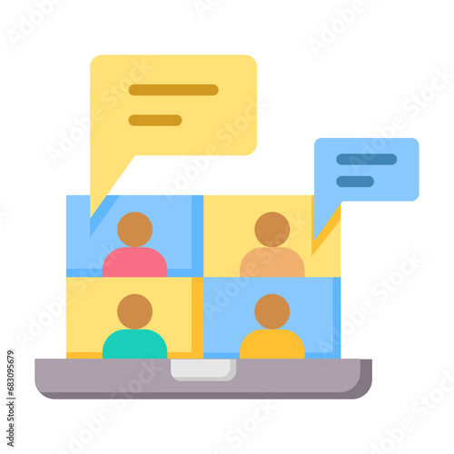 Virtual Meetings Icon