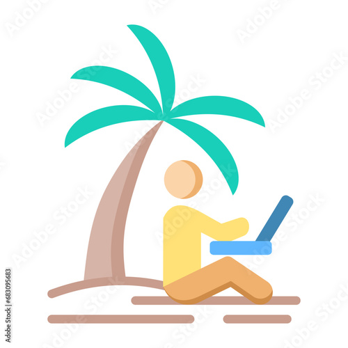 Digital Nomads Icon
