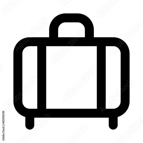 suitcase line icon