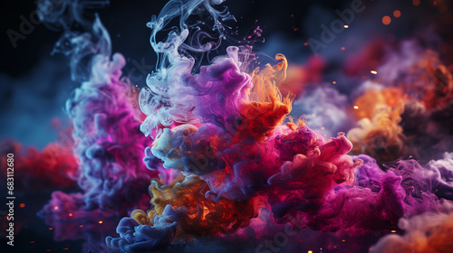 Close-Up of an E-Cigarette with Artistic Smoke Trail, A Captivating Snapshot of Modern Inhalation Elegance © Linus