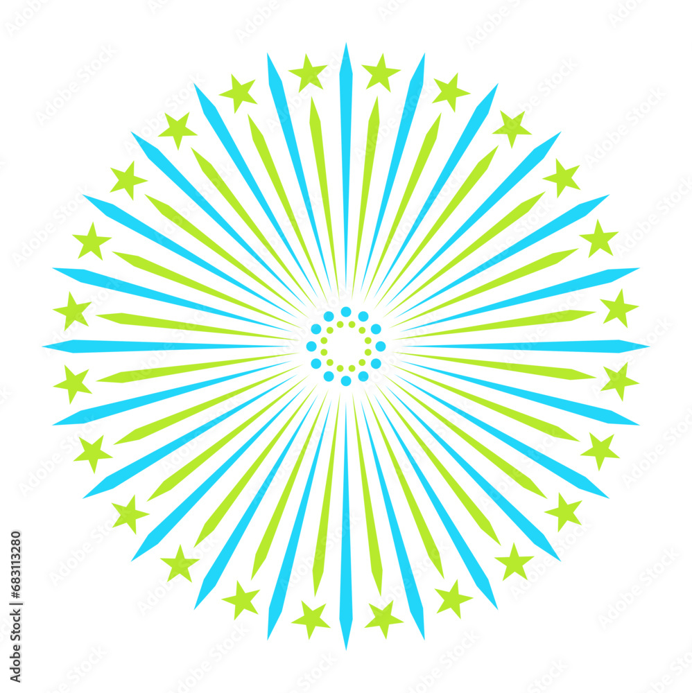 fireworks to happy celebration event Vector Design fireworks to happy celebration event Vector Design