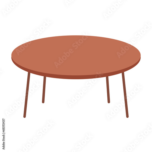 Table Vector Illustration 