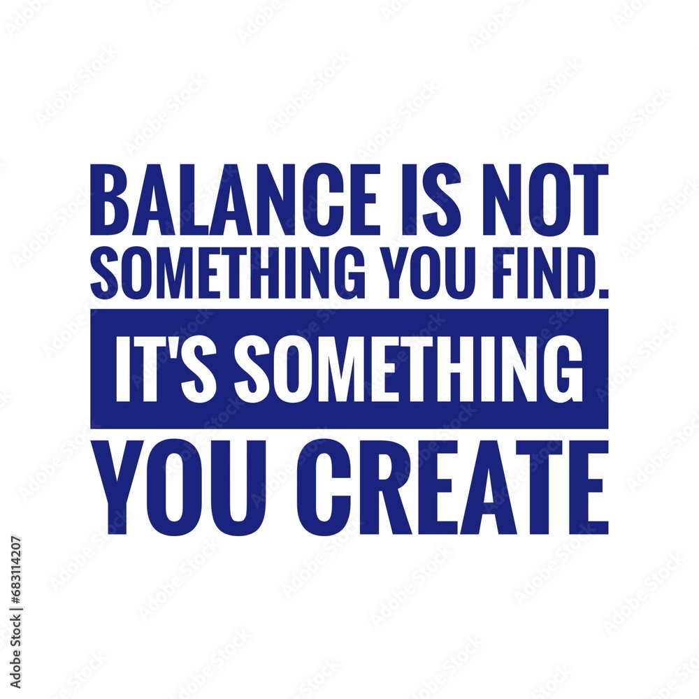 ''Balance'' Quote Illustration