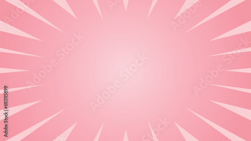 シンプルなデザインの目立つキラキラ集中線背景素材