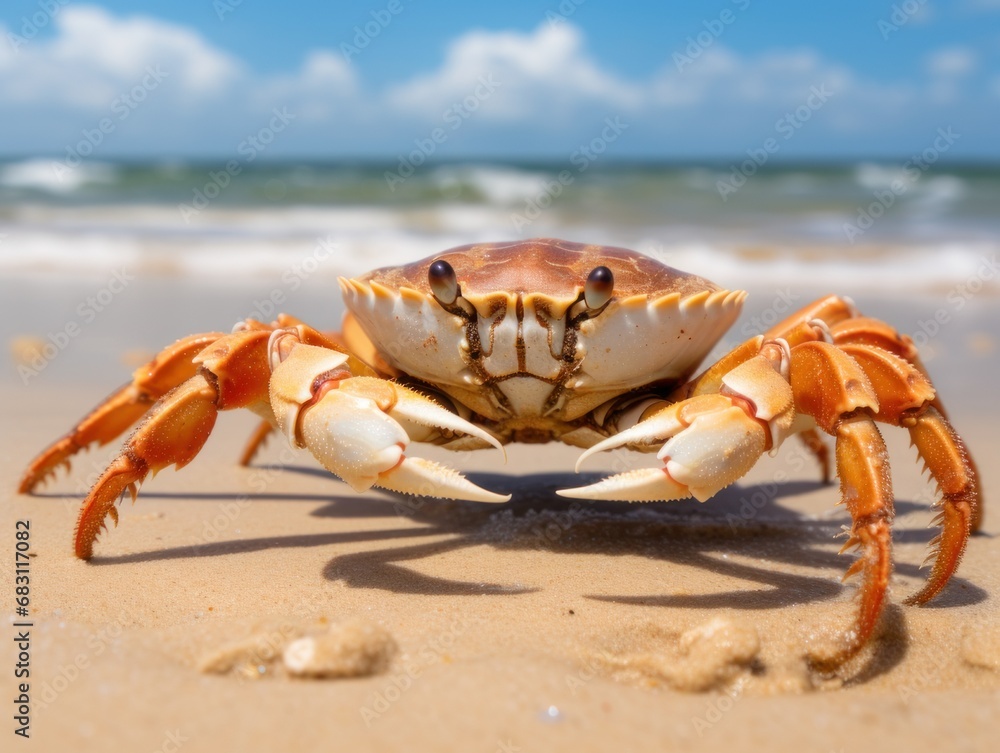 Crab, Australian Marine Animal in nature, close up Crab, Australian Marine Animal in nature, close up