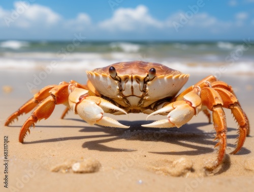 Crab, Australian Marine Animal in nature, close up © keystoker